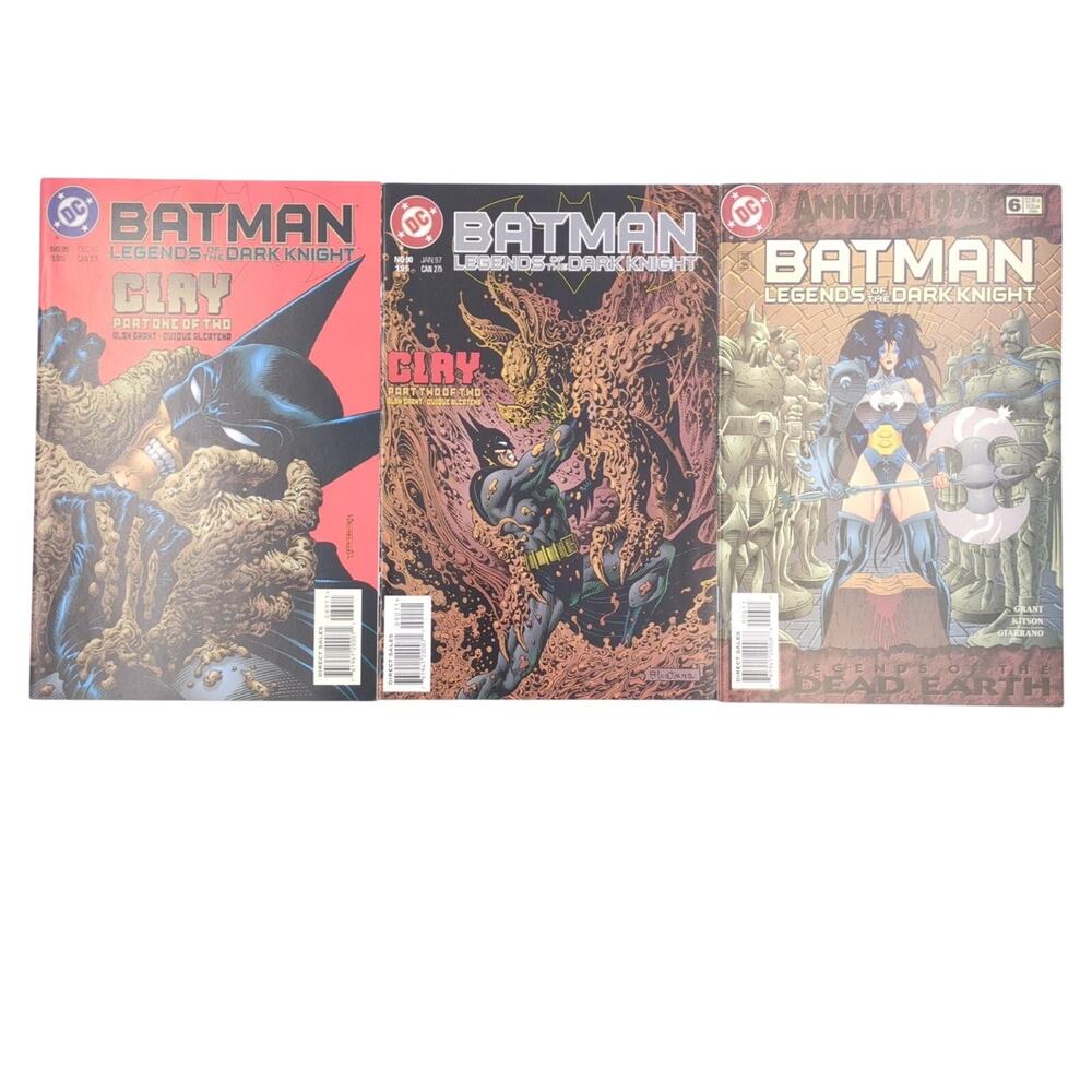 Batman Legends of the Dark Knight Comic Lot of 3 Issues #89-90 Annual 1996 DC
